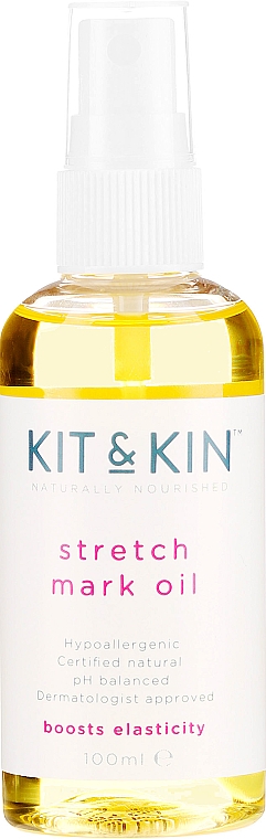 Органічна олія від розтяжок для мам - Kit and Kin Stretch Mark Oil — фото N1