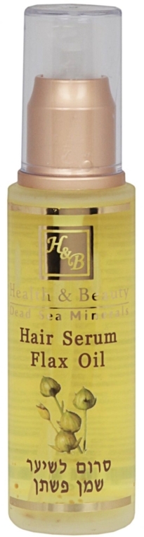 Серум для волосся з маслом льону - Health And Beauty Hair Serum Flax Oil — фото N1