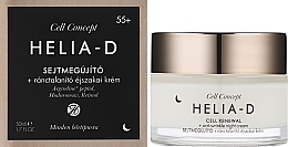 Крем ночной для лица против морщин, 55+ - Helia-D Cell Concept Cream — фото N6