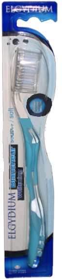 Зубна щітка відбілювальна м'яка, блакитна - Elgydium Whitening Soft — фото N1