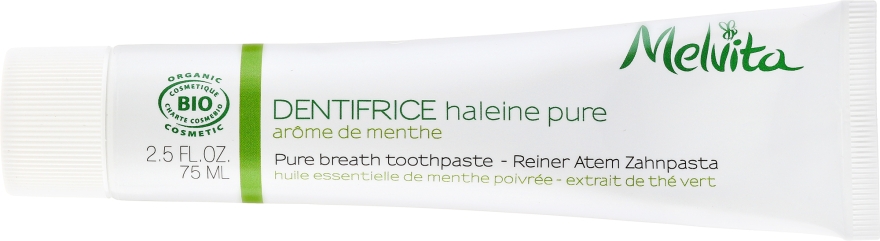 Зубная паста - Melvita Dentifrice Pure Breath Toothpaste — фото N2