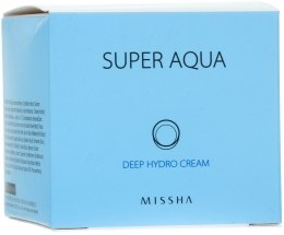 Духи, Парфюмерия, косметика Увлажняющий крем для лица - Missha Super Aqua Deep Hydro Cream