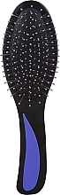 Парфумерія, косметика Щітка масажна для волосся, 499719, чорна з синім - Inter-Vion