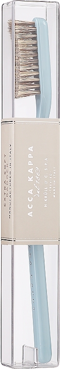 Зубна щітка 651, блакитна - Acca Kappa Extra Soft Pure Bristle — фото N1