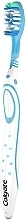 Зубна щітка "Відбілювальна" з полірувальною зірочкою, середня, блакитна - Colgate Max White — фото N2