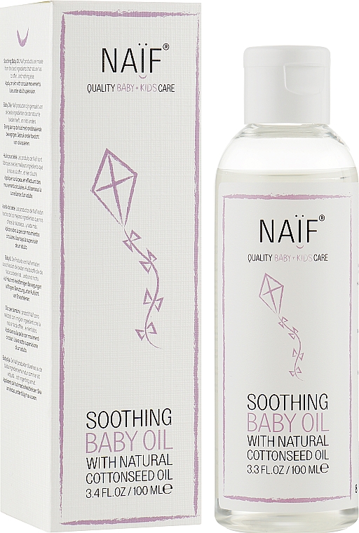 Успокаивающее масло для детей - Naif Baby Soothing Baby Massage Oil — фото N2