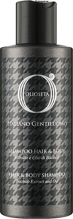 Шампунь для волос, тела и бороды - Barex Italiana Olioseta Gentiluomo Hair & Body Shampoo — фото N1