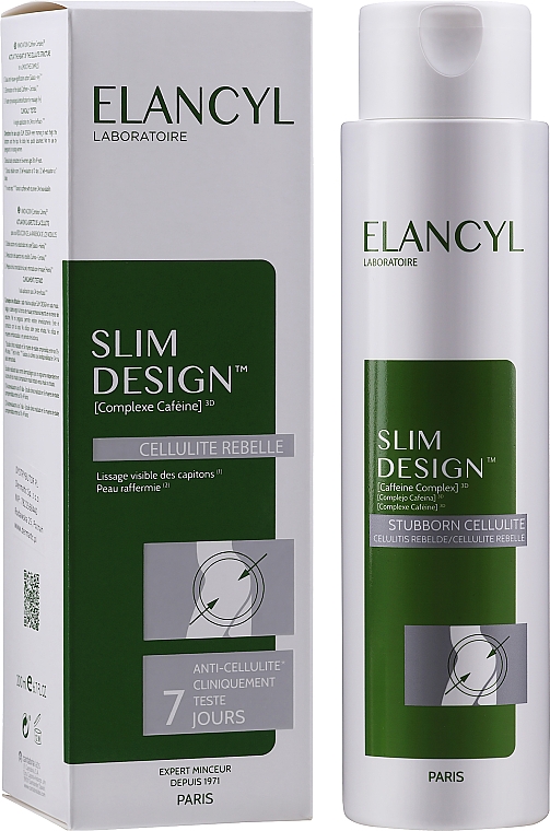 Протицелюлітний концентрат кофеїн 3D-комплекс - Elancyl Slim Design Soin Anti-Cellulite — фото N2