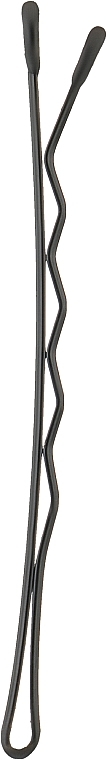 Заколки-невидимки хвилясті, 70 мм, чорні - Tico Professional — фото N5