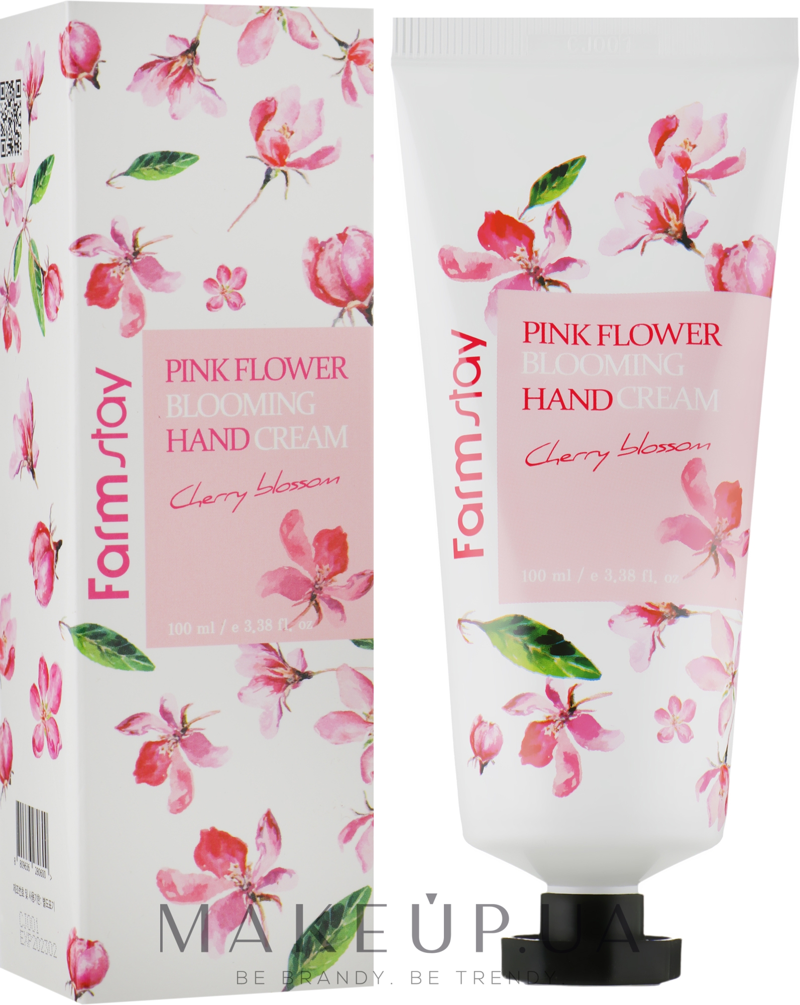 Крем для рук - FarmStay Pink Flower Blooming Hand Cream Cherry Blossom — фото 100ml