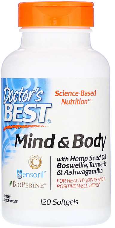 Витамины для здоровья суставов и мышц Mind & Body, капсулы - Doctor's Best  — фото N1