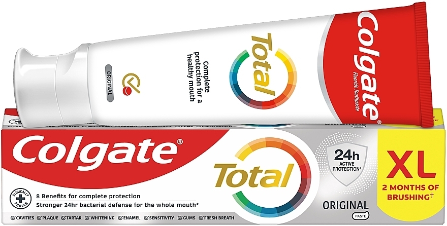 УЦЕНКА Зубная паста "Тотал Ориджинал" комплексная антибактериальная - Colgate Total * — фото N1