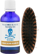 Набір - The Bluebeards Revenge Cuban Beard Grooming Kit (cream/50 ml + brush/1pc) — фото N2