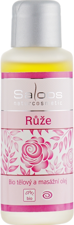 Массажное масло "Роза" - Saloos — фото N1