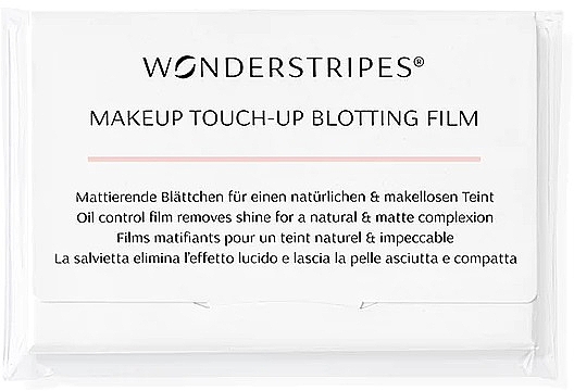 Матирующие салфетки для лица - Wonderstripes Touch-up Blotting Film — фото N3