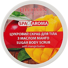 Духи, Парфюмерия, косметика Сахарный скраб для тела с маслом манго - Bioton Cosmetics Spa & Aroma