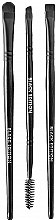 Набор кистей - Okis Brow Brush Set Black Limited Edition — фото N5