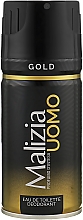 Дезодорант-спрей для чоловіків - Malizia Uomo Gold Deodorant — фото N1