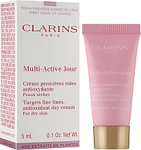 Денний крем - Multi-Active Jour Targets Fine Lines, Antioxidant Day Cream For Dry Skin (міні) — фото N2