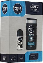 Парфумерія, косметика Набір - NIVEA MEN Mineral Fresh (sh/gel/250ml + deo/50ml)