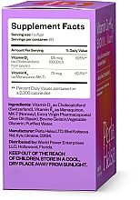 Витамин Д3 + K2 5000 IU, 60 капсул - Perla Helsa Vitamin D3 + K2 5000 IU 75 mcg Match Dietary Supplement — фото N3