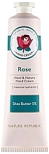 Парфумерія, косметика Зволожувальний крем для рук - Nature Republic Hand & Nature Hand Cream Rose