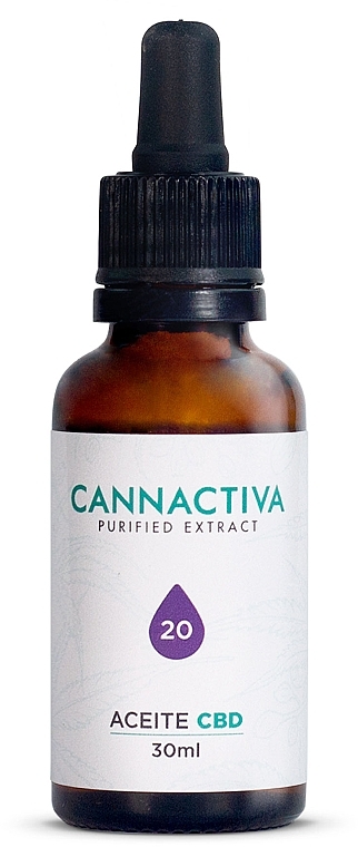 Очищенное масло CBD 20% полного спектра - Cannactiva Purified CBD Oil 20% Full Spectrum — фото N4