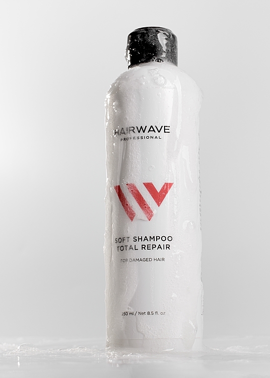 Шампунь безсульфатний для пошкодженого волосся "Total Repair" - HAIRWAVE Sulfate Free Shampoo Total Repair — фото N6