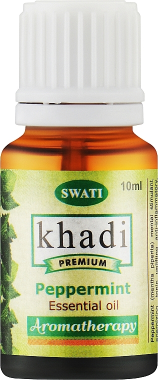 Ефірна олія "Перцева м'ята" - Khadi Swati Premium Essential Oil — фото N1