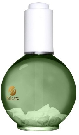 Олія для нігтів і кутикули - Silcare Olive Shells Kiwi Deep Green — фото N1