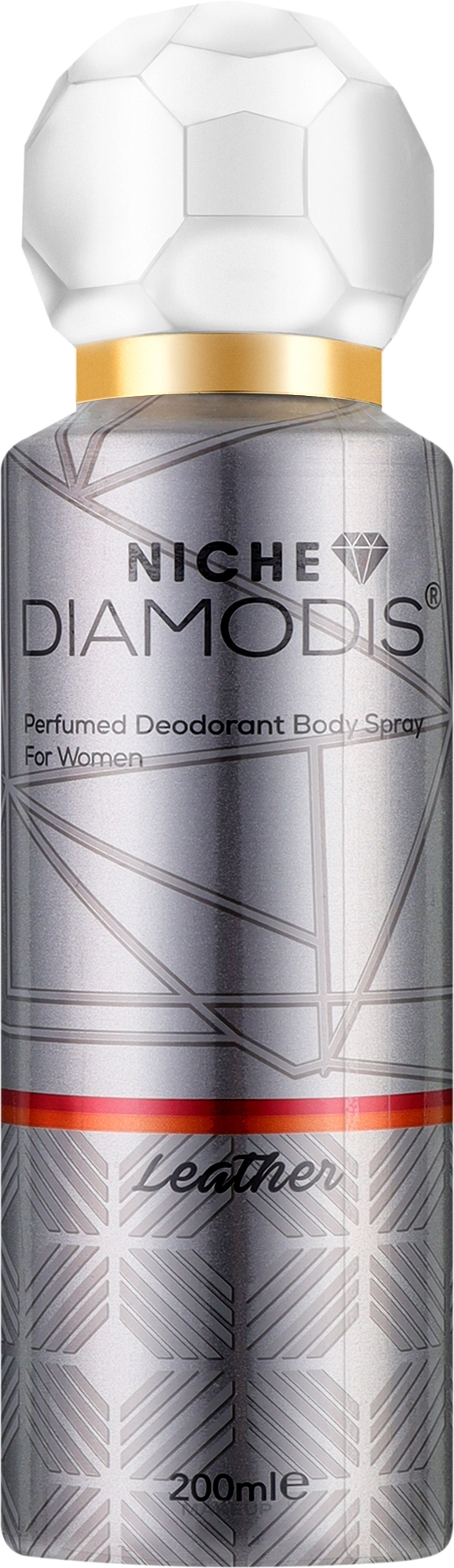 Нішевий дезодорант для тіла - Niche Diamodis Leather Perfumed Deodorant Body Spray — фото 200ml
