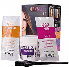 Парфумерія, косметика Набір - Echosline Easy-Liss Kit (shm/15ml + mask/15ml + treatment/100ml)