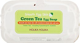 Парфумерія, косметика Мило-маска для вмивання з зеленим чаєм - Holika Holika Green Tea Egg Soap 