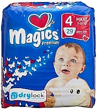 Парфумерія, косметика Підгузники Magics Premium 4 Maxi 7-18кг, 29 шт                - Magics