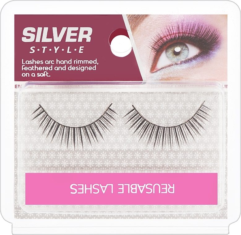 Вії накладні, натурал, FR 176 - Silver Style Eyelashes