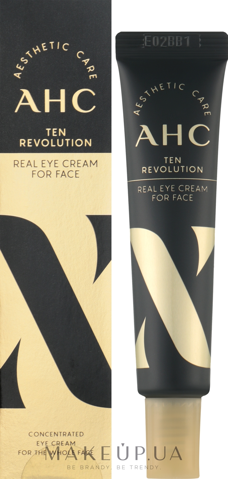 Антивіковий крем для шкіри навколо очей та обличчя з ефектом ліфтингу - AHC Ten Revolution Real Eye Cream For Face — фото 30ml