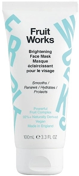 Осветляющая маска для лица - Fruit Works Brightening Face Mask — фото N1