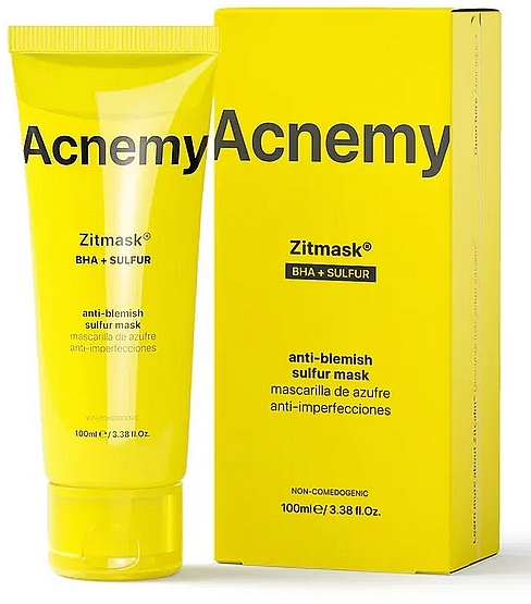 Сірчана маска для обличчя - Zitmask Anti-Blemish Sulfur Mask — фото N1