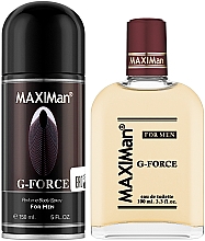 Парфумерія, косметика Aroma Parfume Maximan G-Force - Набір (edt/100ml + deo/spray/150ml)