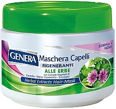 Відновлювальна маска для волосся з травами - Genera Herbal Extracts Hair Mask — фото N1