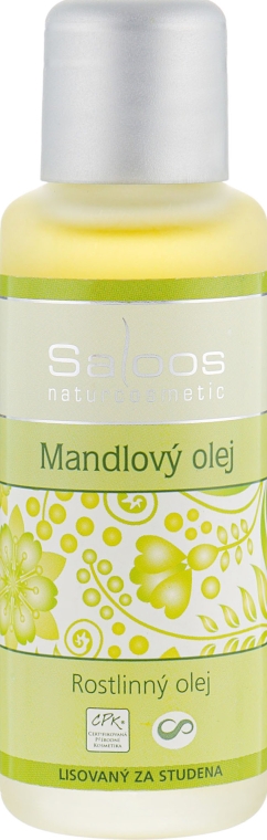 Растительное органическое миндальное масло - Saloos Vegetable Organic Oil — фото N1