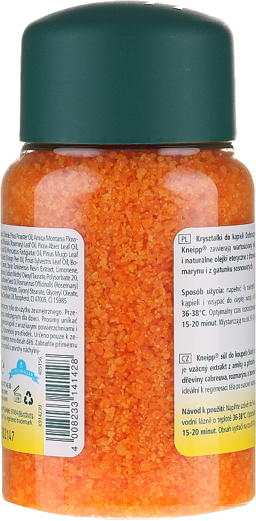 Соль для ванны с арникой - Kneipp Arnica Bath Salt — фото N2