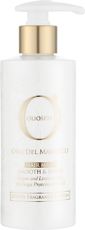 Маска для волосся "Гладкість і блиск" - Barex Italiana Olioseta Oro Del Marocco Smooth & Shine Hair Mask — фото N1