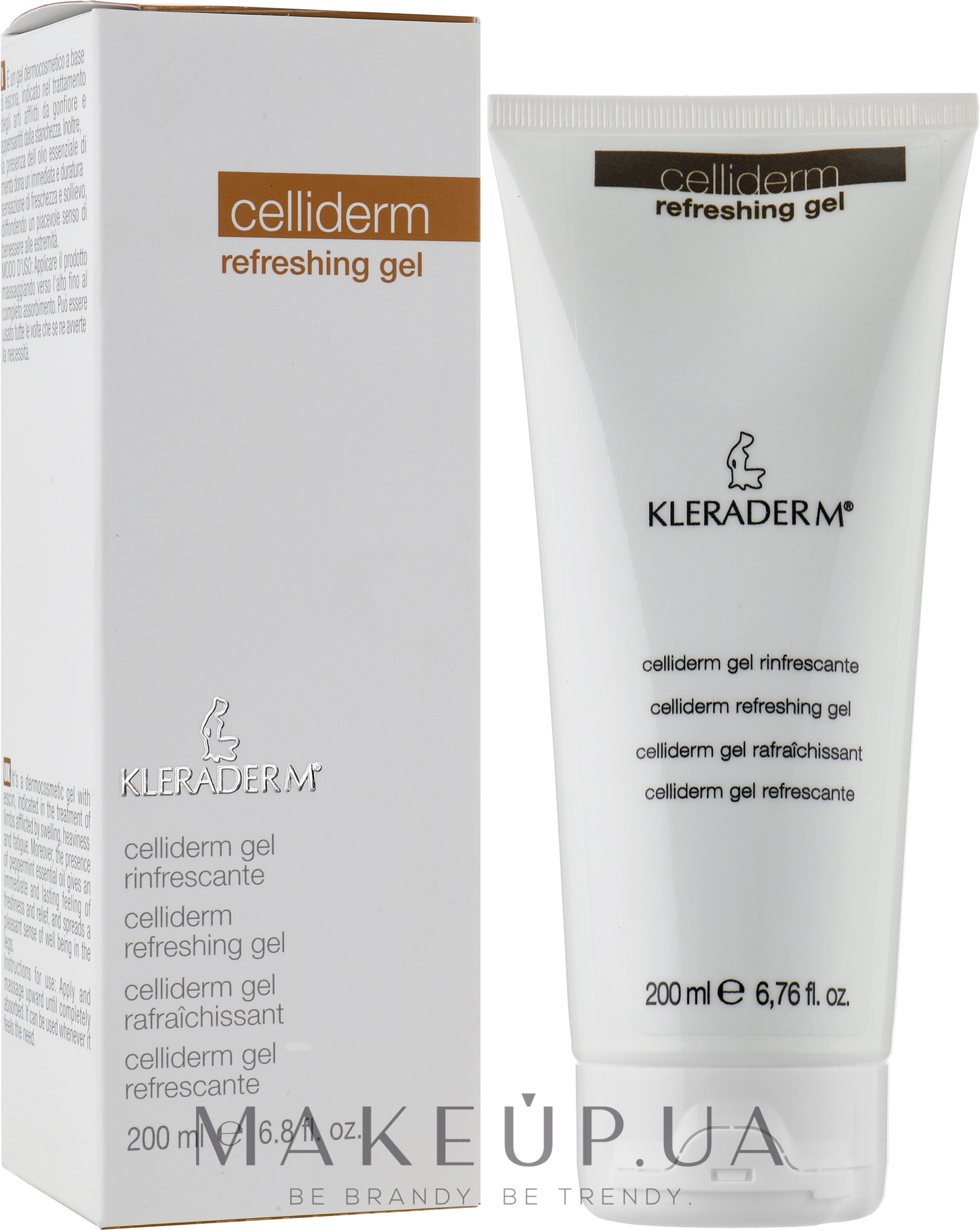 Гель освіжальний для ніг - Kleraderm Celliderm Refreshing Gel — фото 200ml