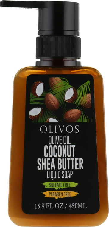 Жидкое мыло с маслом кокоса и маслом ши - Olivos Olive Oil Coconut Shear Butter Liquid Soap