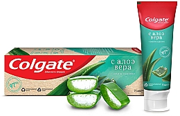 Зубна паста "Турбота про ясна" з алое вера з натуральними інгредієнтами - Colgate — фото N1