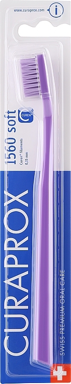 Зубна щітка CS 5460 "Ultra Soft", D 0,10 мм, фіолетова - Curaprox — фото N1