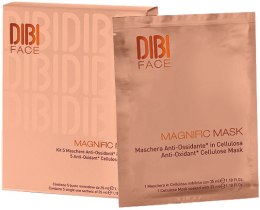 Антиоксидантная маска из целлюлозы - DIBI Milano Prodigio C40 Magnifik Mask — фото N1