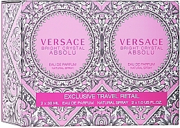 Парфумерія, косметика Versace Bright Crystal Absolu - Набір (edp/2*30ml)