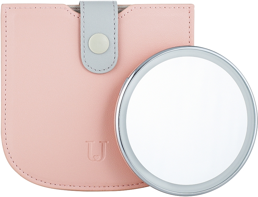 Портативное зеркало с LED подсветкой, розовое - Xiaomi Jordan Judy Handheld Light Mirror Pink